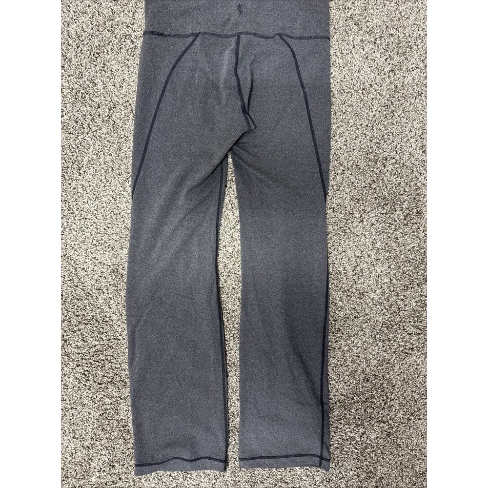 Athleta Leggings Size M Flare Yoga Pants High Rise Activewear Gray